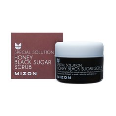Скраб для лица MIZON Honey Black Sugar Scrub с черным сахаром 80 мл