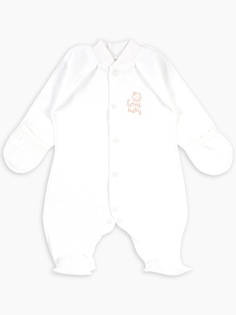 Комбинезон детский Веселый малыш Funny Baby 252/142/fb/Молочный р.62