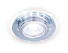 Светильник встраиваемый Ambrella Light LED MR16, S211 CL/WH, 50W, IP20