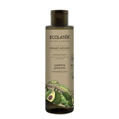 Шампунь для волос Питание & Сила Серия ORGANIC AVOCADO; 250 мл ECOLATIER