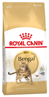 Сухой корм для кошек ROYAL CANIN Bengal Adult, бенгальская, домашняя птица, 0,4кг