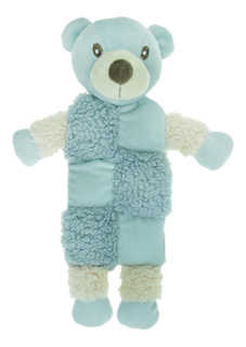 Мягкая игрушка для собак Aromadog Мишка, голубой, длина 20 см