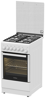 Комбинированная плита Darina 1F1 2312 W White Дарина
