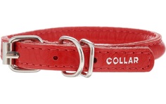 Ошейник "CoLLaR GLAMOUR" для длинношерстных собак (ширина 8мм, длина 20-25см) красный