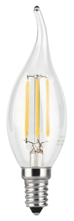 Лампочка Gauss LED Filament Candle Tailed E14 5W 4100K 104801205