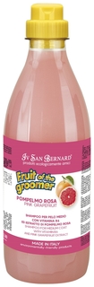 Шампунь для кошек и собак ISB Fruit Of The Grommer Pink Grapefruit для средней длины, 1 л Iv San Bernard