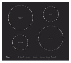 Встраиваемая варочная панель индукционная Midea MIH64416F Black