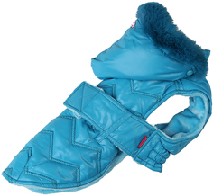 Попона для собак FOR MY DOGS; унисекс; голубая; FW632-2018 16