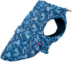 Попона для собак FOR MY DOGS, унисекс, синяя, FW797-2019 B1