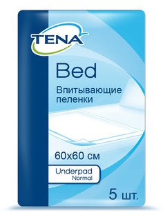 Пеленки Tena Bed Underpad Normal 60 х 60 5 шт.