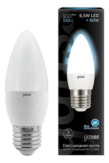 Лампочка Gauss LED Candle 6,5 Вт Светодиодная