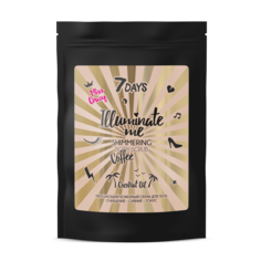 Кофейный мерцающий скраб для тела 7DAYS ILLUMINATE ME MISS CRAZY, 200 г