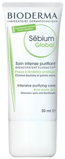 Средство для проблемной кожи BIODERMA Sebium Global Intensive Purifying Care 30 мл