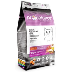 Сухой корм для кошек ProBalance , говядина, ягненок, 1.8кг