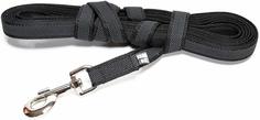Поводок универсальный для собак до 50кг Julius-K9 Color & Gray Super-grip 5м, черно-серый