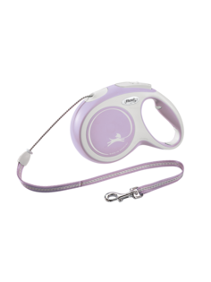 Поводок-рулетка Flexi New Comfort M Cord 8m rose