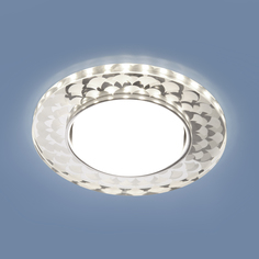 Встраиваемый точечный светильник с LED подсветкой Elektrostandard 3037 GX53