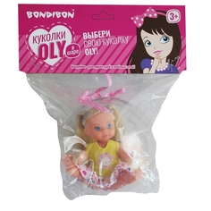 Игровой набор Bondibon Куколка OLY с собачкой, 13 см