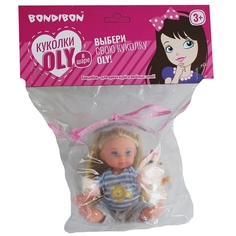 Игровой набор Bondibon Куколка OLY с собачкой, 13 см