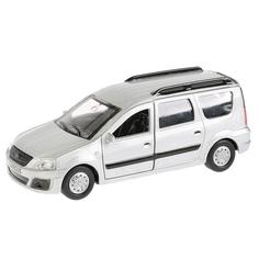 Машина металлическая инерционная Технопарк Lada Largus серебристая, 12 см