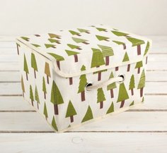 Короб для хранения с крышкой Ёлочка, 25 х 20 х 17 см Вселенная Порядка