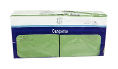 250шт салфетки 2сл33*33 mprof бум зелен H Line