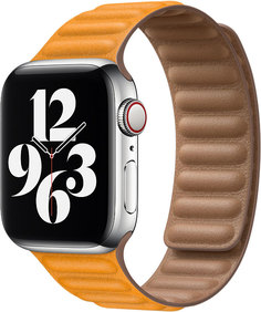 Ремешок Apple для смарт-часов Apple Watch 44mm California Poppy Leather Link Small MY9P2ZM