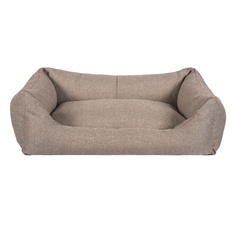 Лежанка для кошки, собаки Tappi, с подушкой, текстиль, бежевый 62x87x24см