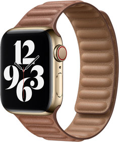 Ремешок Apple для смарт-часов Apple Watch 44mm Saddle Brown Leather Link Large (MY9J2ZM/A)
