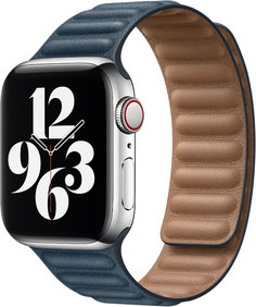 Ремешок Apple для смарт-часов Apple Watch 44mm Baltic Blue Leather Link Small (MY9K2ZM/A)