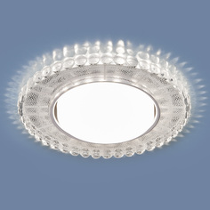 Встраиваемый точечный светильник с LED подсветкой Elektrostandard 3035 GX53