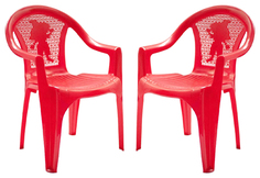 Садовое кресло Стандарт Пластик red 90х45х56 см
