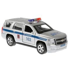 Машинка Технопарк Chevrolet Tahoe Полиция, 12 см, открываются двери и багажник