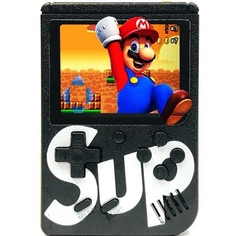 Портативная игровая консоль SUP Black Game Box 8 bit 400 встроенных игр Black No Brand