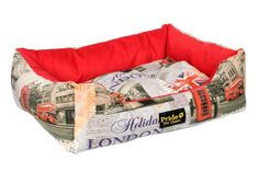 Лежак для животных Винтаж PRIDE Лондон 60х50х18см