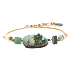 Браслет из бижутерного сплава с бирюзой р.19,5 Nature Bijoux NB20.2-13-33300