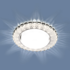 Встраиваемый точечный светильник с LED подсветкой Elektrostandard 3034 GX53