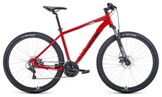 Горный (MTB) велосипед Forward Apache 2.0 Disc 29 (2020) 19 красный/серебристый