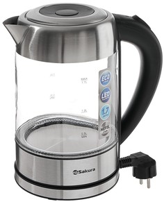 Чайник электрический Sakura SA-2720SBK Silver