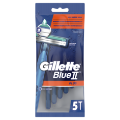 Одноразовая мужская бритва Gillette Blue2 Plus 5 шт
