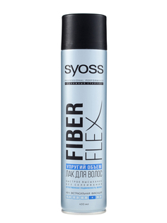Лак для укладки волос Syoss FiberFlex экстрасильная фиксация 4, 400 мл