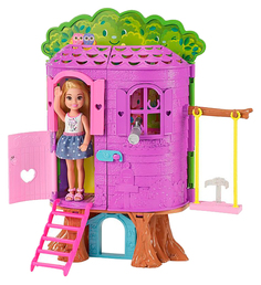 Игровой набор Barbie Домик на дереве Челси FPF83