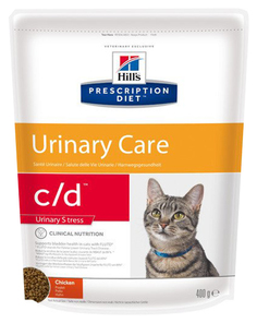 Сухой корм для кошек Hills Prescription Diet Urinary Stress, при МКБ, курица, 0,4кг