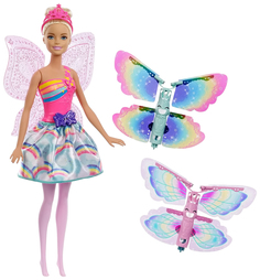 Кукла Barbie Dreamtopia Фея с летающими крыльями FRB08