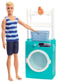 Кукла Mattel Barbie FYK52 Кен и набор мебели