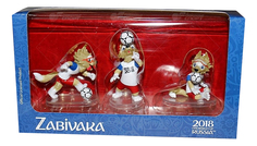 FIFA-2018 фигурки Zabivaka set №3(header)6 см 3 шт в подарочной коробке