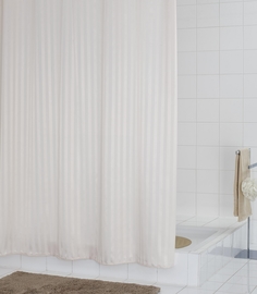 Штора для ванных комнат Satin кремовый 180*200 Ridder