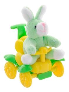 Мягкая игрушка Beanzees B32061 плюшевая Зайчик в каталке