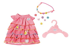 Платье и ободок-украшение 824-481 для Baby Born Zapf Creation