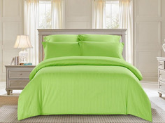 Постельное белье TANGO COLOR STRIPE CST-10 зеленое 1,5-спальное